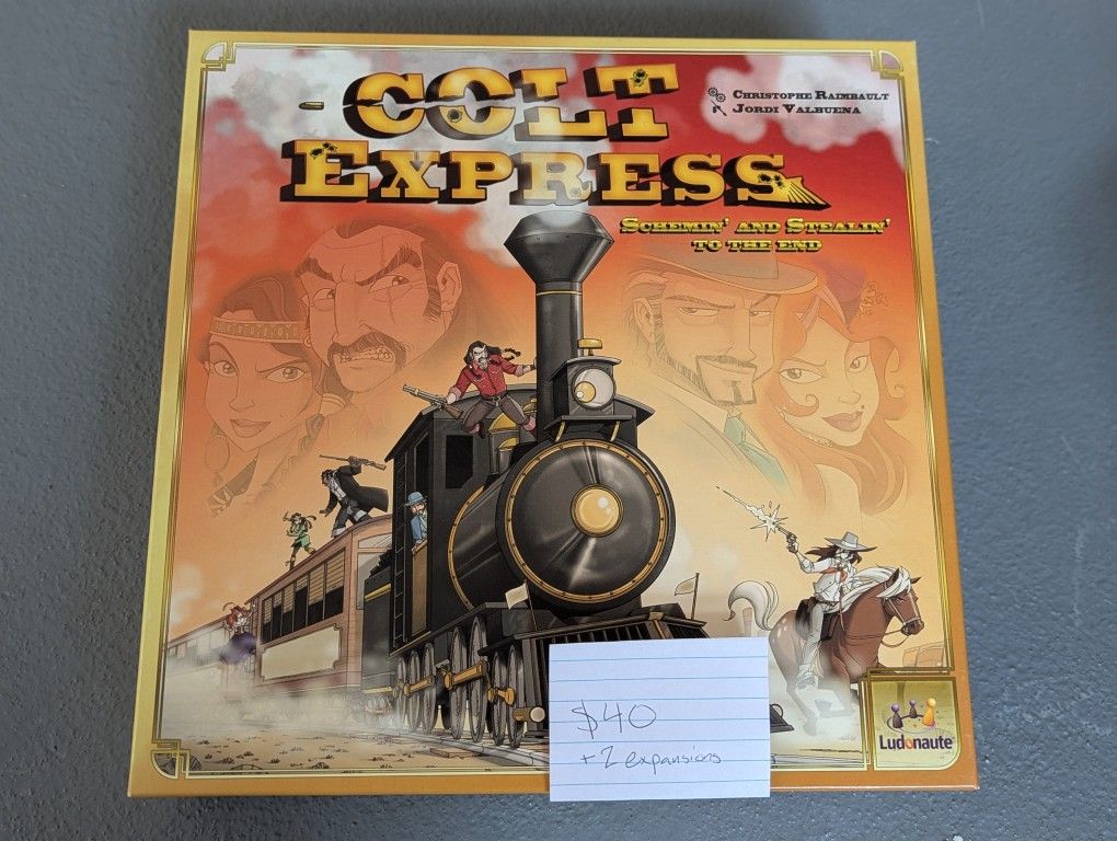 Board game: Colt Express w/2 Expansions