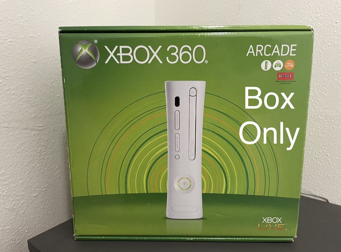Xbox 360 Arcade BOX ONLY