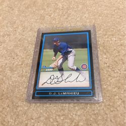 2009 Bowman DJ LeMahieu Rookie Card- New York Yankees 
