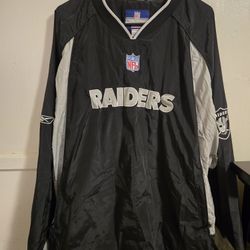 Raiders Reebok Pullover Jacket