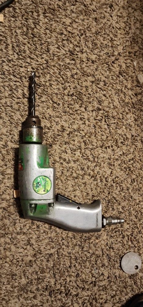 Rockwell Air compressor vintage drill