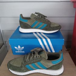 Adidas Forest Grove - Raw Khaki Teal - New In Box - Men’s Size 7.5 