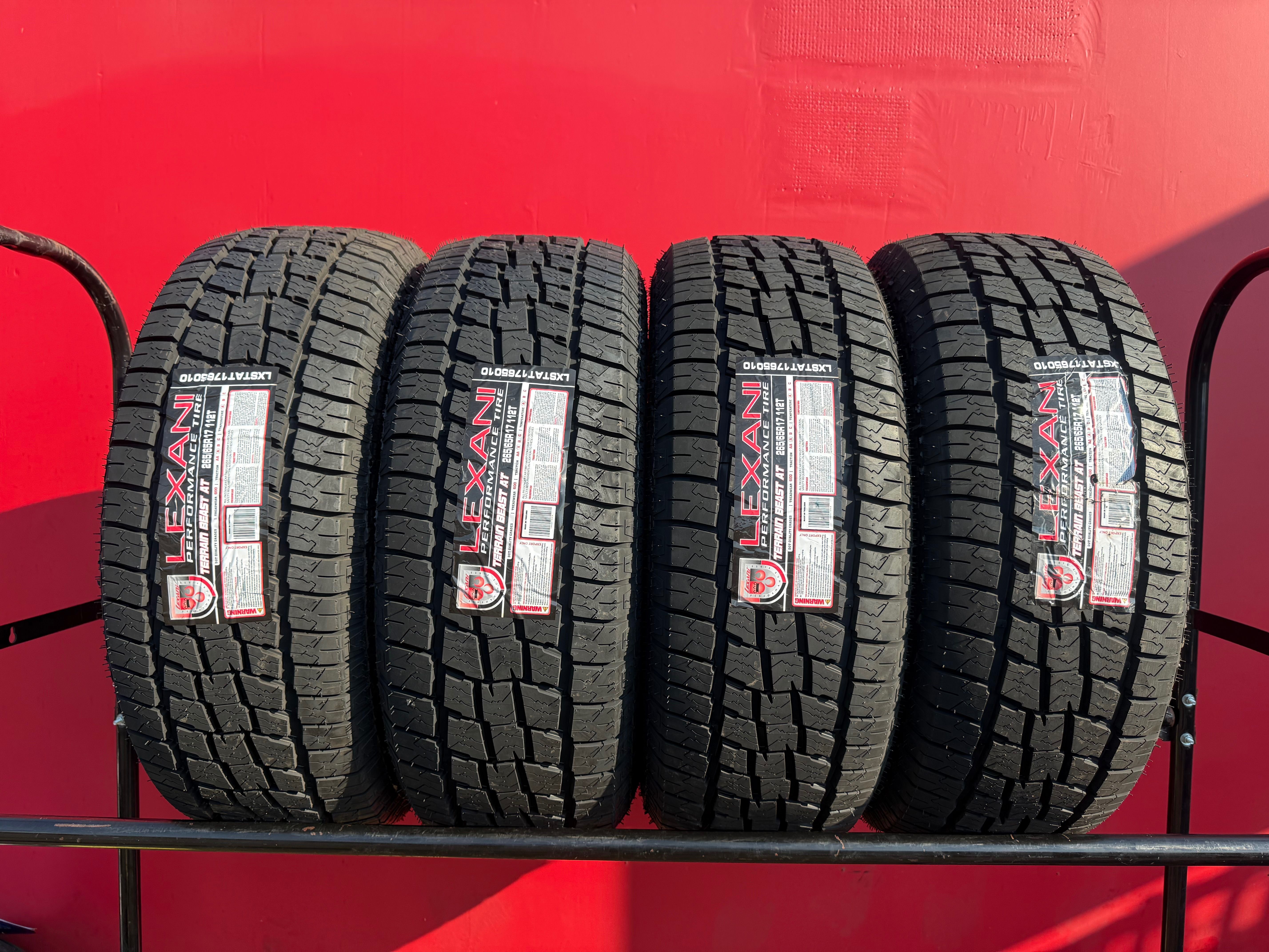 265/65/17 Lexani Terrain Beast A/T Tires
