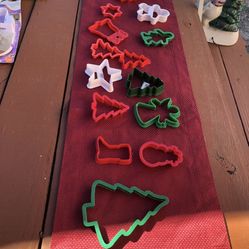 Vintage Christmas Cookies Shape Molds 