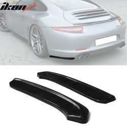 Fits 2012-2016 Porsche 991.1 911 MX Style Rear Bumper Aprons Splitters Unpainted PU