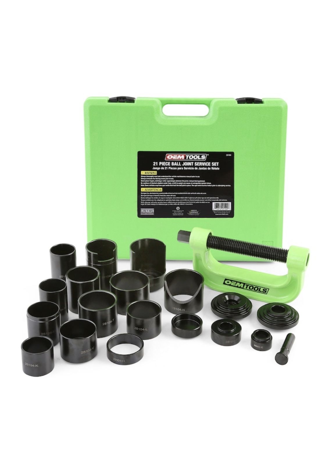 Oemtools 25104 Master Ball Joint Press- 21 Piece ( We Have 50Cases In Stock) Brand New