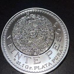20 Pesos Silver Coins