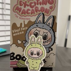 Exciting Macaron Green Grape Labubu