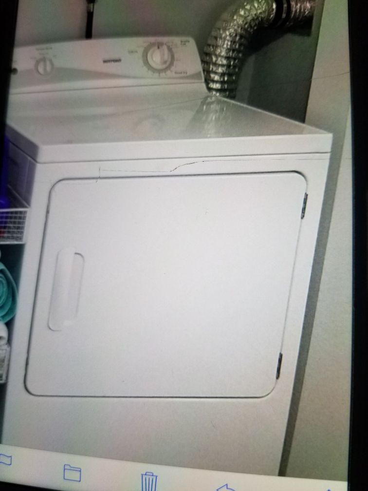 Hot point electric washer and dryer