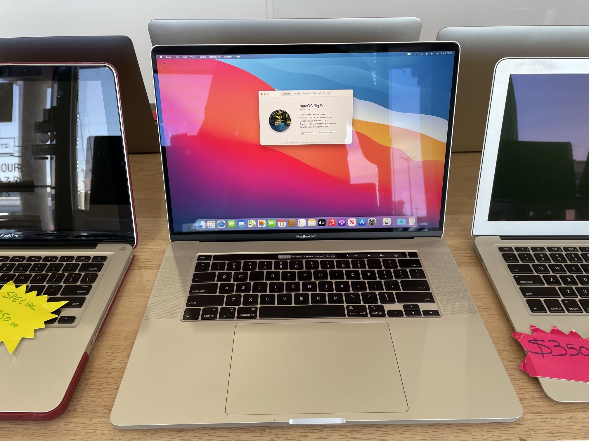 Apple Macbook Pro 2019 16” Core i9 Core 32GB RAM 1TB SSD