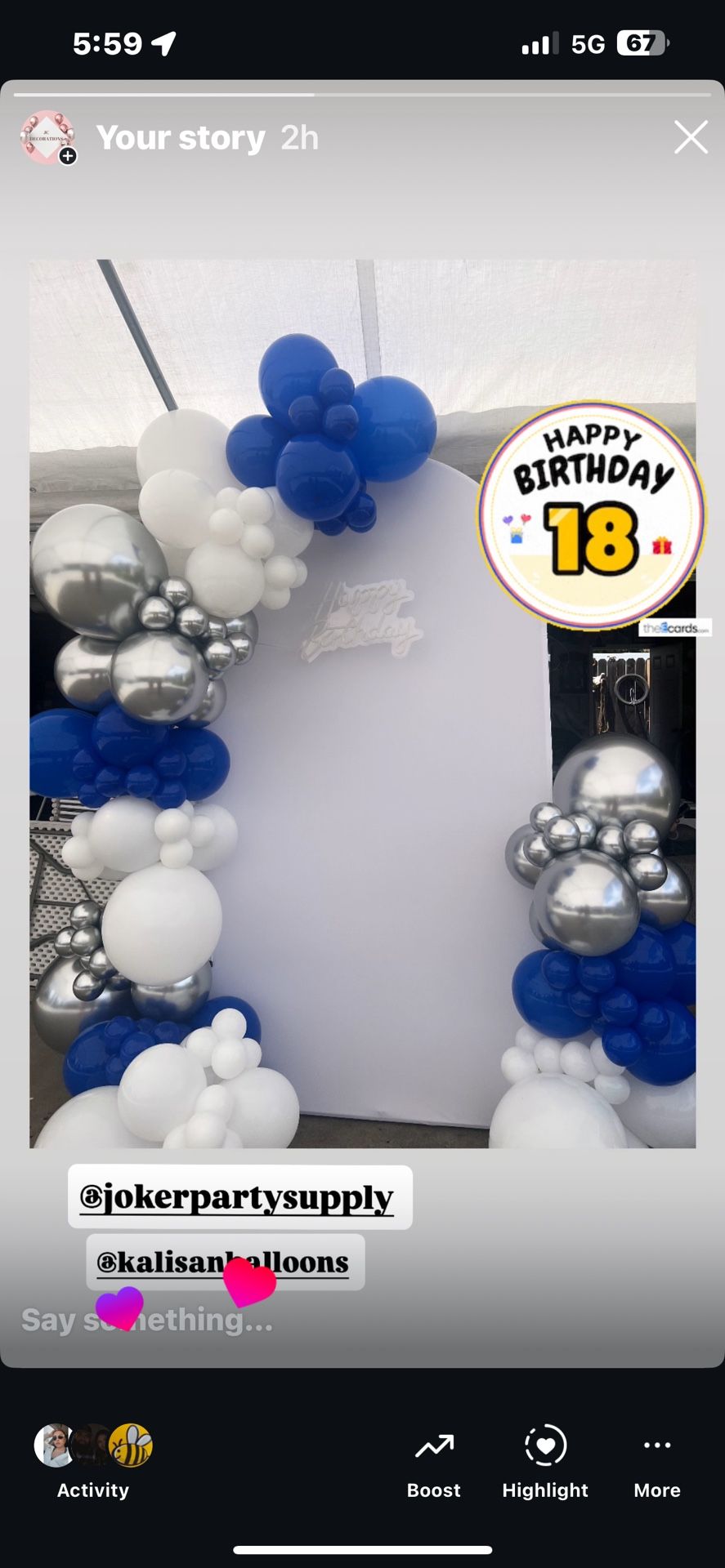 Birthday Balloons