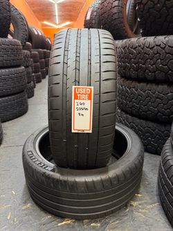 225/40R19 Michelin Pilot Sport 4s Full pair of 2 Tires