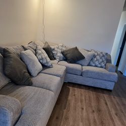 ✨ Modern Gray Sectional Sofa –88” x 88” ✨