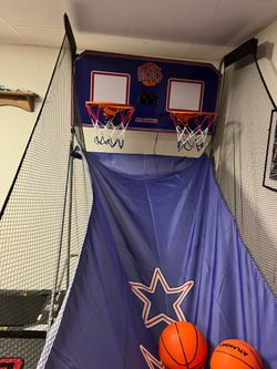 Inside basketball game