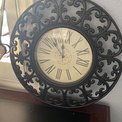 Beautiful Black Wall Clock