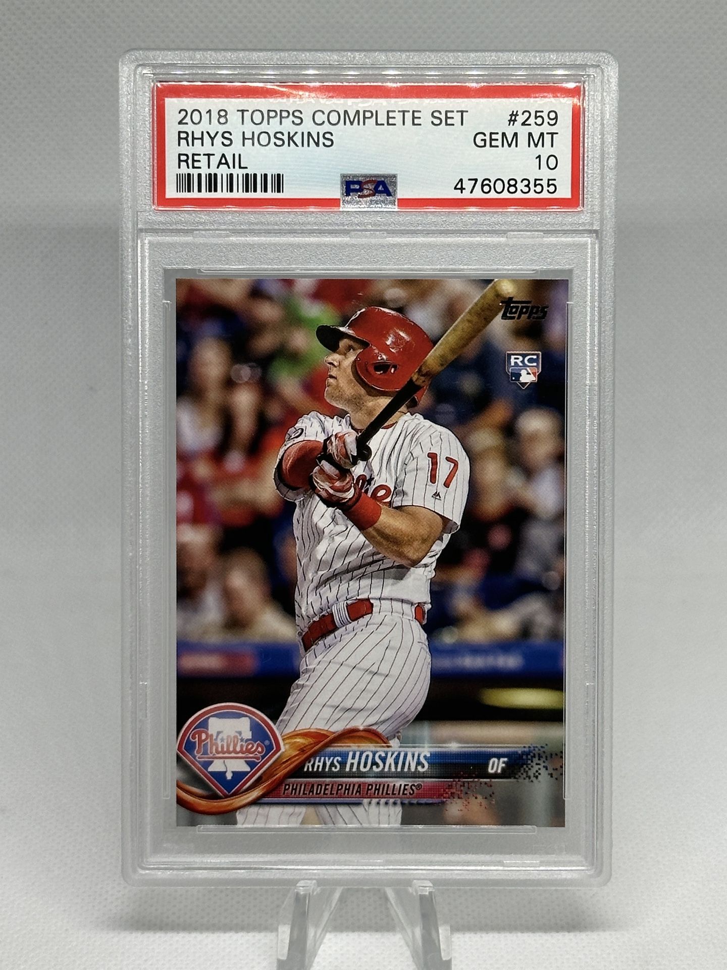 2018 Topps Complete Set Rhys Hoskins #259 Retail