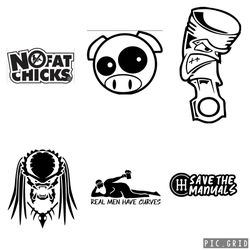 Custom Vinyl Decals 6”