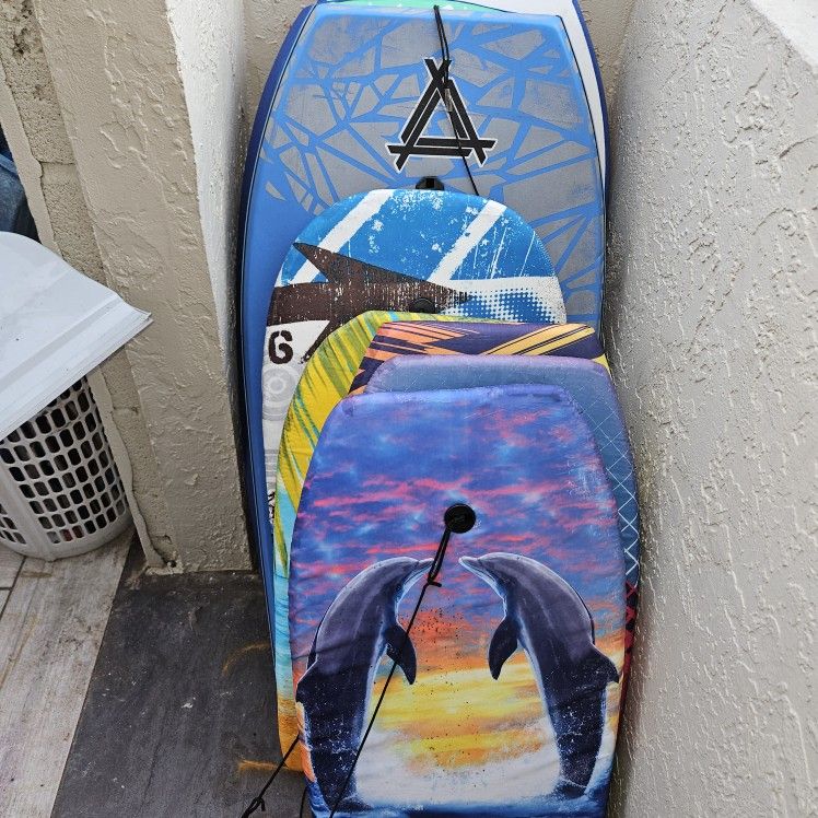 ASSORTMENT BOOGIE BOARDS $10 AND UP!!!!!!