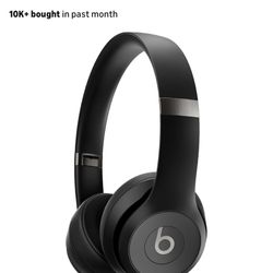 Beats Solo 4 Wireless Bluetooth On-Ear Headphones, Matte Black Apple & Android Compatible, Up to 50 Hours of Battery Life