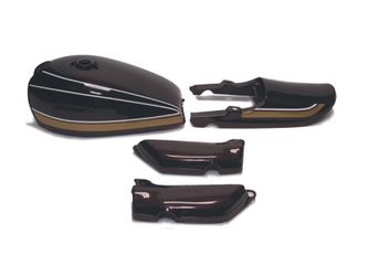 Kawasaki Z1/A/B Z900 Brown tiger exterior kit with gas cap