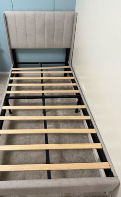 Twin bed frame $25