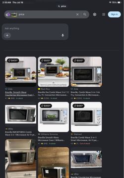 Breville microwave