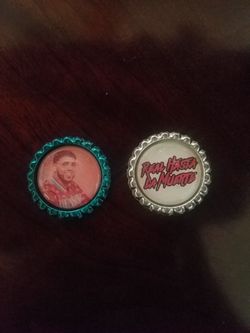 Anuel AA Bottle Cap Magnets