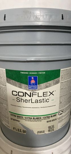 5 gallon paint (exterior) white