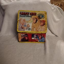 :
Vintage Metal “Lance Link” Lunchbox with Original Thermos – 1960s/70s – Ape Graphic