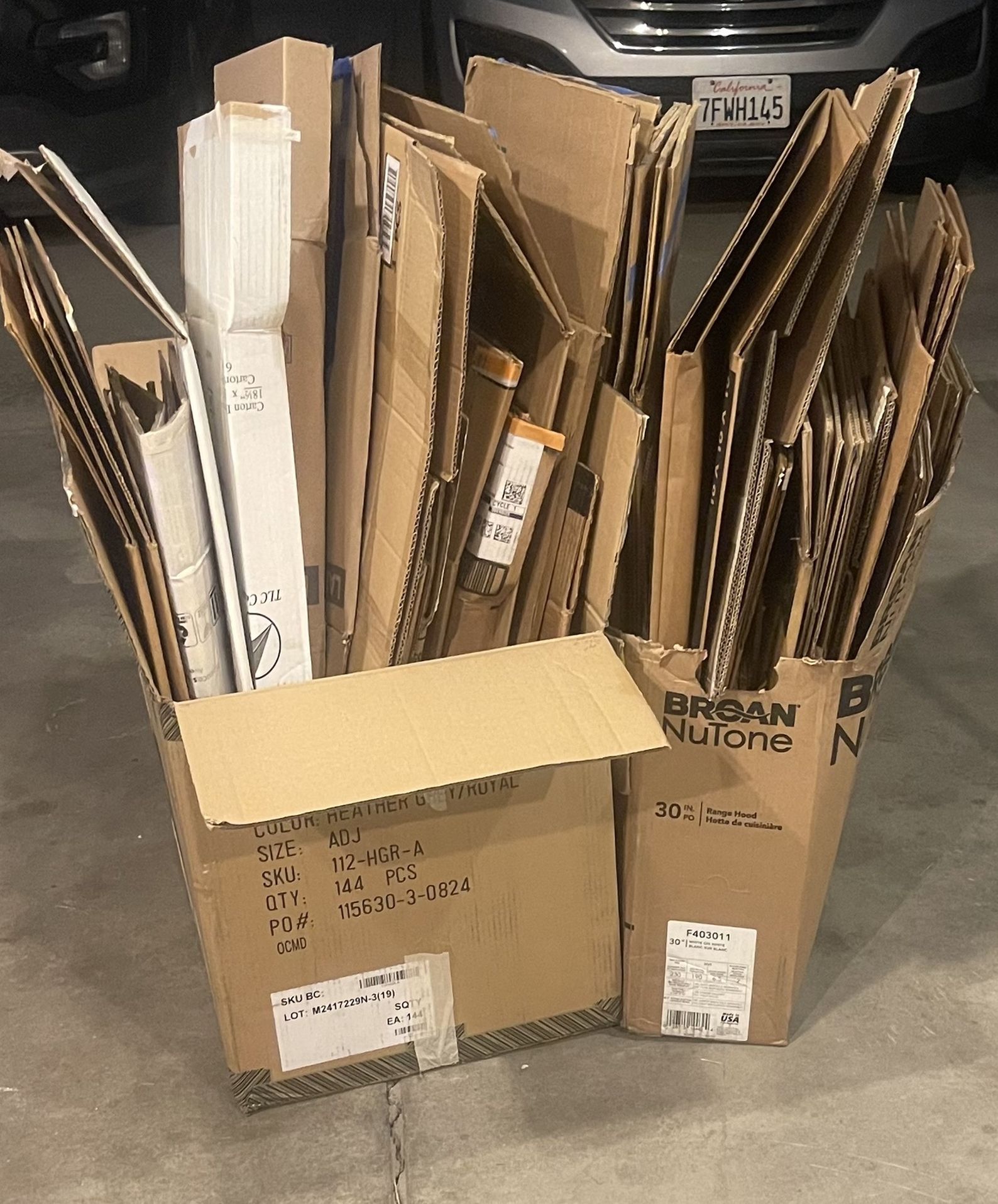 Cardboard Moving Boxes