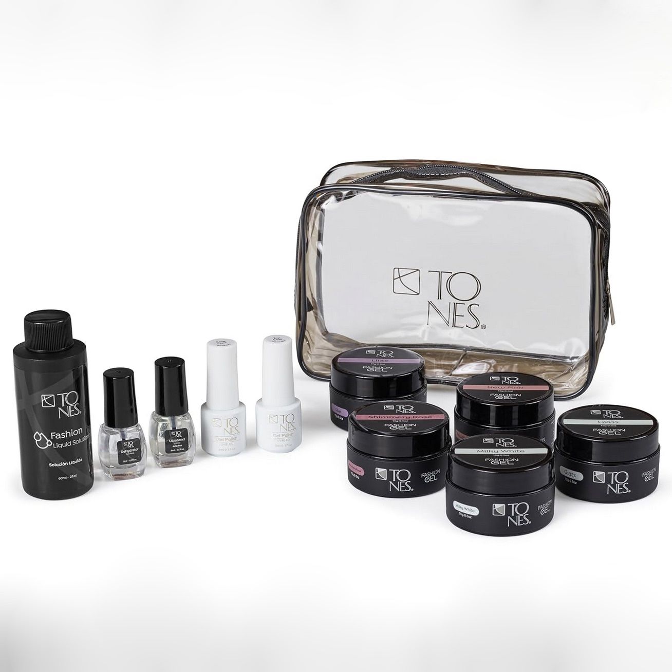 New TONES Professional Fashion Poly Gel Nail Sampler Kit 