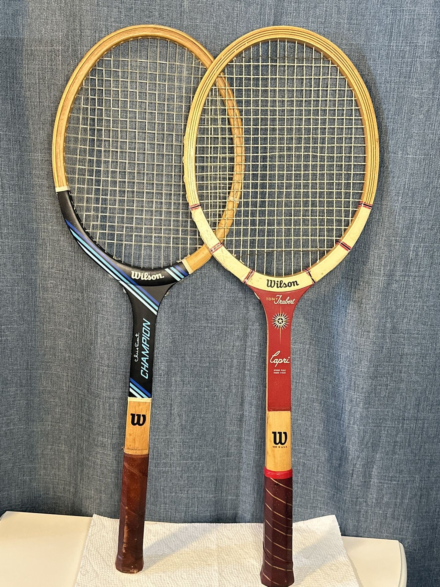 Vintage Wilson Tennis Rackets