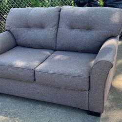 Gray Loveseat 55 L  X 37 W