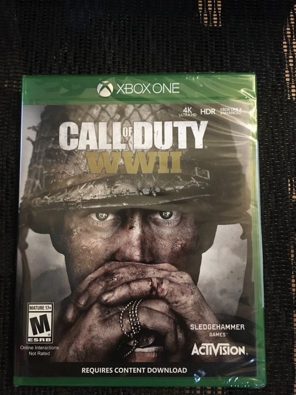 Call of Duty WWII (World War 2) for XBox One - New