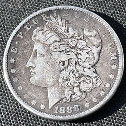 Authentic US Minted 1888 Morgan Silver Dollar 