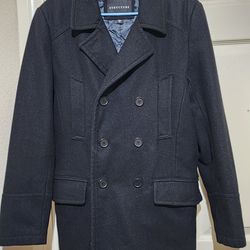 Black Peacoat size medium