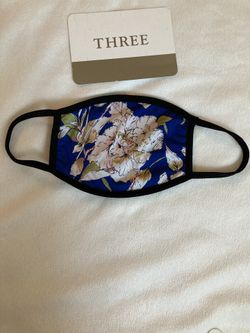 Floral face masks
