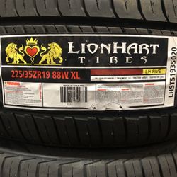 Brand New Tires (1) Lionhart LH Five (225/35R19XL) (Single) ($79)