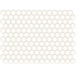 1X1 Glazed White Hex SX-12