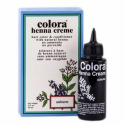 Colora Henna Cream Hair Color And Conditioner Natural Hair Dye Auburn Red New 
