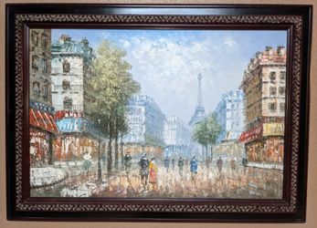 Huge Paris Street Painting.