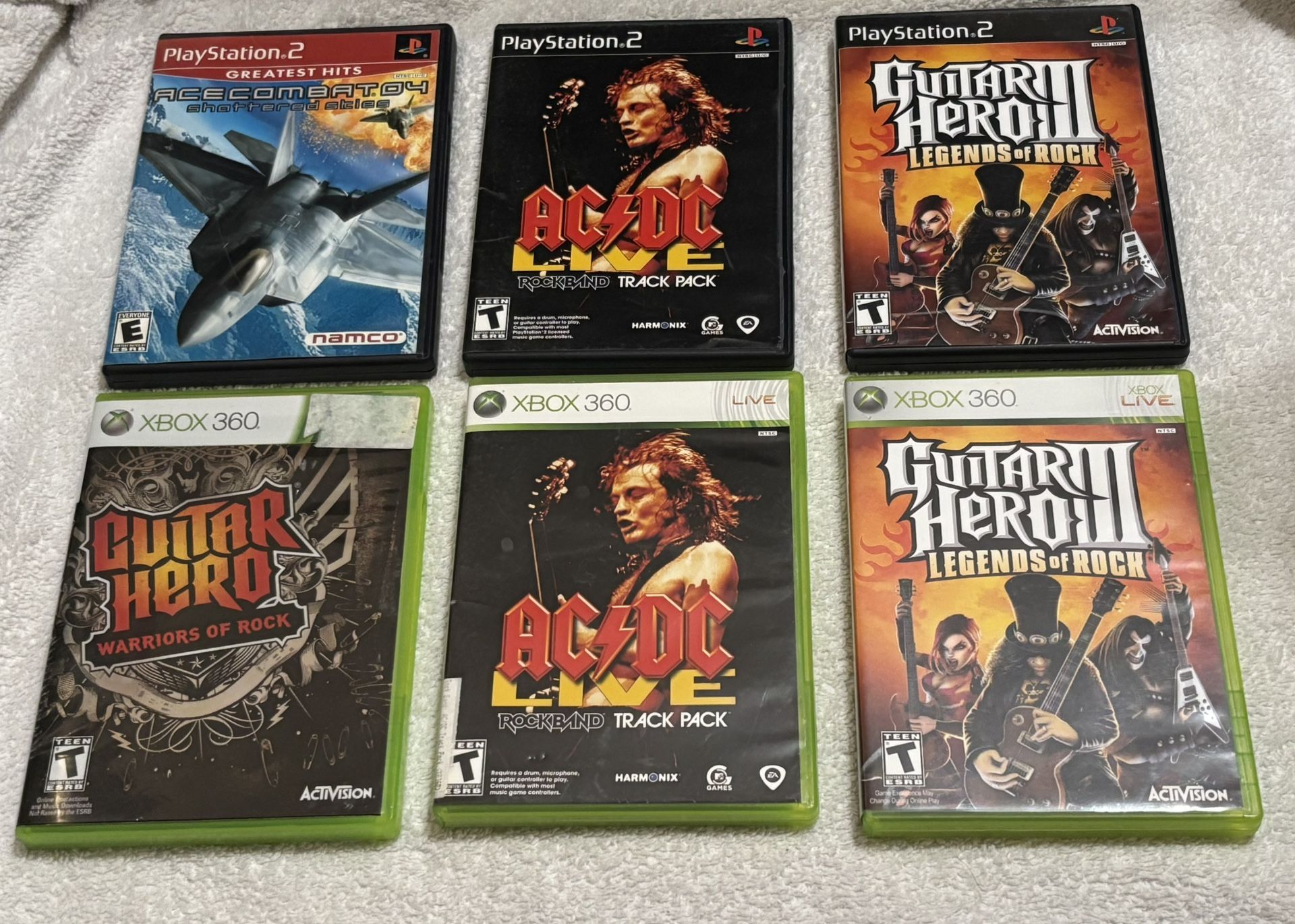 PS2 & Xbox 360 Video Game Lot