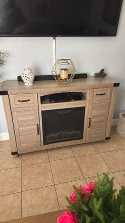 Entertainment Center w/ fireplace