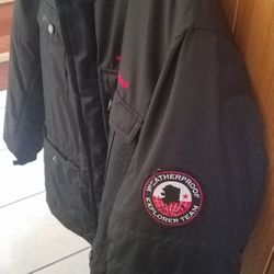 Waterproof mens jack side L