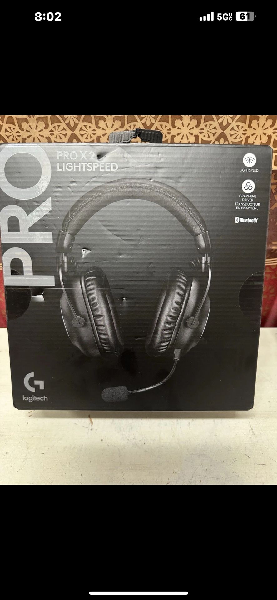 Logitech G PRO X Wireless Lightspeed Gaming Headset with Blue VO!CE Mic Filter