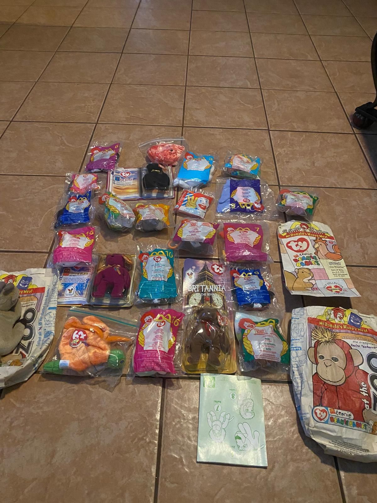 1999 McDonald's TY Beanie Babies Collection