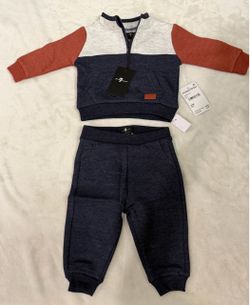 New 7 For All Mankind Infant/Baby Boy 2pc Jogger Set, size 0-3 Mo (NWT)