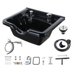  Wall Mounted Shampoo Bowl for Salons with Faucet