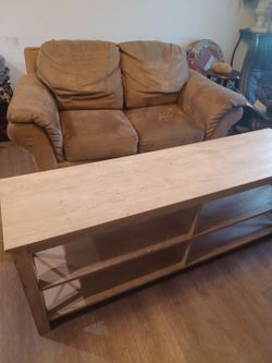 Loveseat and TV stand