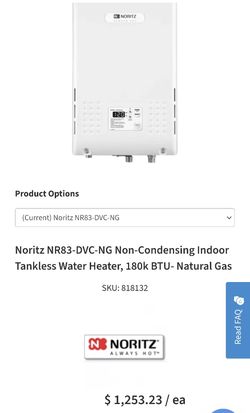 (New) Tankless Water Heater
